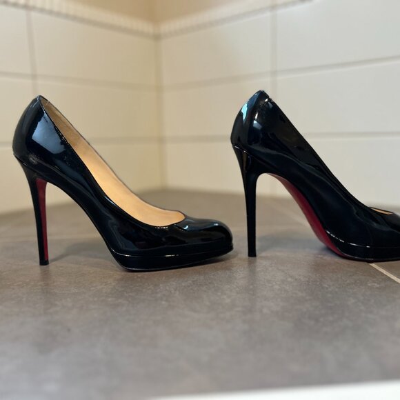 Christian Louboutin So Kate Patent Black Leather 120 mm Pumps - Picture 5 of 6